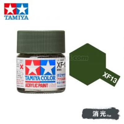 Tamiya 81713 Tamiya Color Acrylic Paint Mini XF-13 J.A. Green 10ml