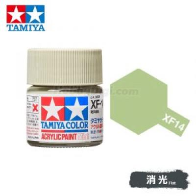 Tamiya 81714 Tamiya Color Acrylic Paint Mini XF-14 J.A. Grey 10ml