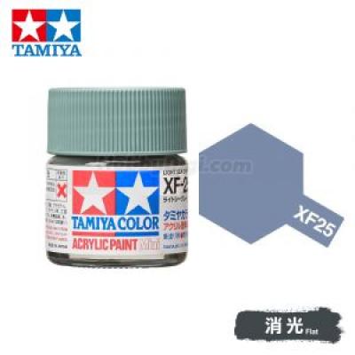 Tamiya 81725 Tamiya Color Acrylic Paint Mini XF-25 Light Sea Grey 10ml