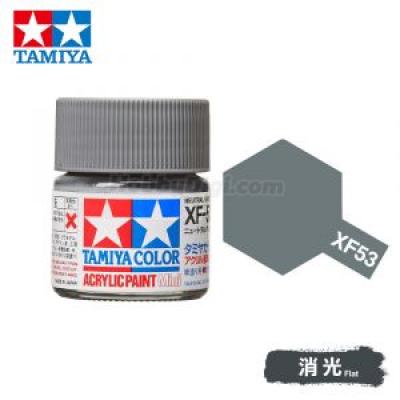 Tamiya 81753 Tamiya Color Acrylic Paint Mini XF-53 Neutral Grey 10ml