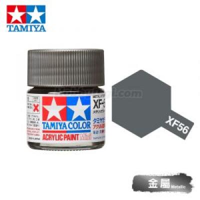 Tamiya 81756 Tamiya Color Acrylic Paint Mini XF-56 Metallic Grey 10ml