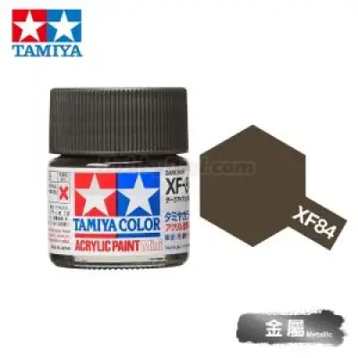 Tamiya 81784 Tamiya Color Acrylic Paint Mini XF-84 Dark Iron 10ml