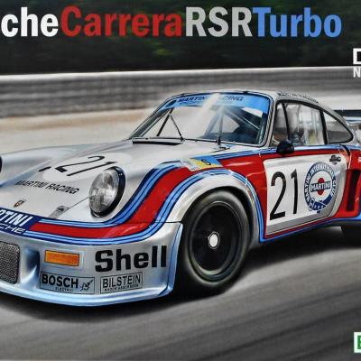 Italeri 3625S 1/24 Porsche 934 RSR Classic Racing Car Model Kit