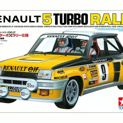 Tamiya 1/24 Renault 5 Turbo rally car model kit