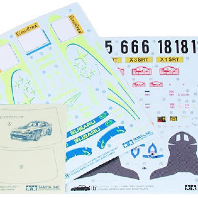 田宮1/24斯巴魯Impreza WRC 2001模型