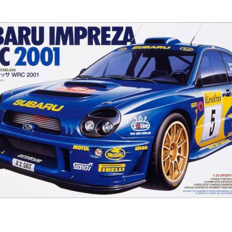 田宮1/24斯巴魯Impreza WRC 2001模型