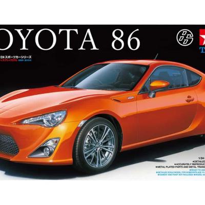 Tamiya 24323 1/24 Toyota 86 ZN6 Japanese rear-wheel drive sports car model kit