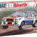 Italeri 1/24 Fiat 131 Abarth 1977 San Remo champion model