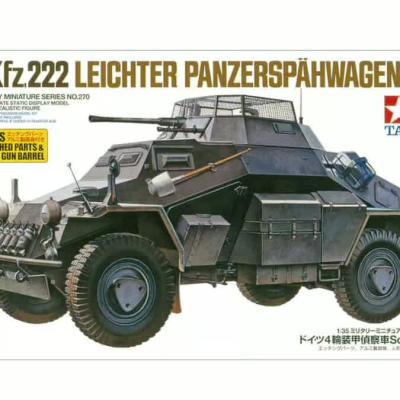 Tamiya 35270 1/35 德軍 Sd.Kfz. 222 裝甲偵察車模型套裝