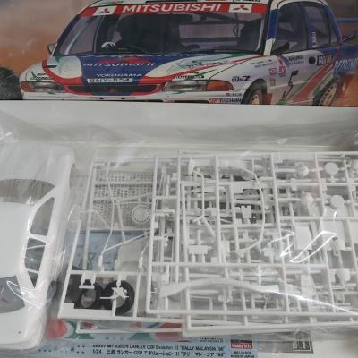 長谷川1/24三菱Lancer Evo III GSR 1996馬來西亞拉力賽模型
