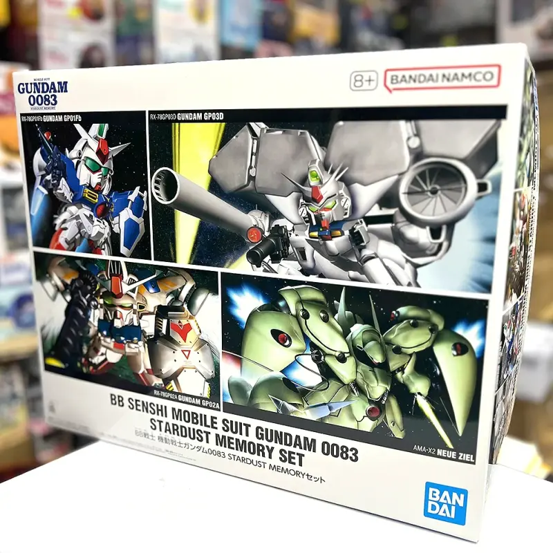 BB Warrior SD Gundam 0083 Stardust Memory Set