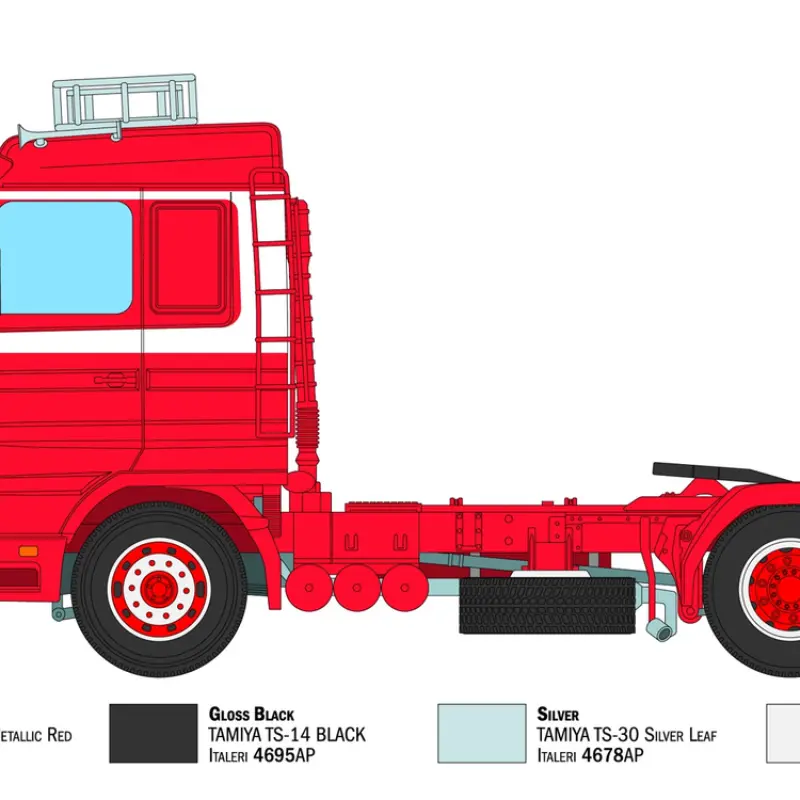 Italeri 1/24 Scania R143 M500 Streamline truck model kit