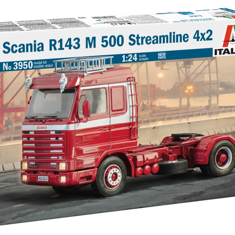 Italeri 1/24 Scania R143 M500 Streamline truck model kit