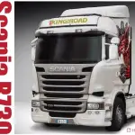 Italeri 1/24 Scania R730 Streamline Highline 卡車模型