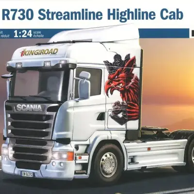 Italeri 1/24 Scania R730 Streamline Highline 卡車模型