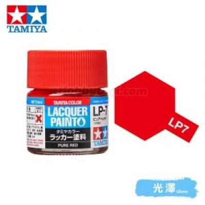 Tamiya 82107 Tamiya Color Lacquer Paint LP-07 Pure Red 10ml