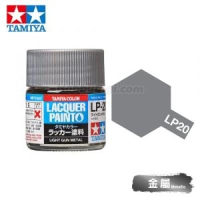 Tamiya 82120 Tamiya Color Lacquer Paint LP-20 Light Gun Metal 10ml