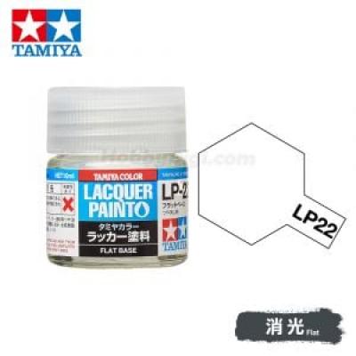 Tamiya 82122 Tamiya Color Lacquer Paint LP-22 Flat Base 10ml