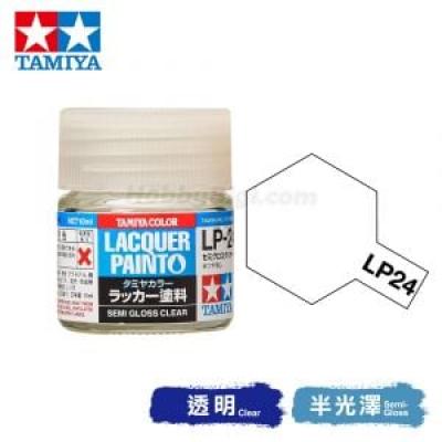 Tamiya 82124 Tamiya Color Lacquer Paint LP-24 Semi Gloss Clear 10ml