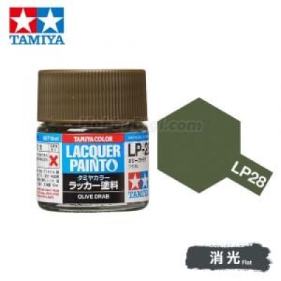 Tamiya 82128 Tamiya Color Lacquer Paint LP-28 Olive Drab 10ml