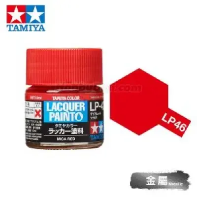 Tamiya 82146 Tamiya Color Lacquer Paint LP-46 Pure Metallic Red 10ml
