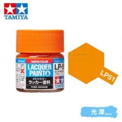 Tamiya 82151 Tamiya Color Lacquer Paint LP-51 Pure Orange 10ml
