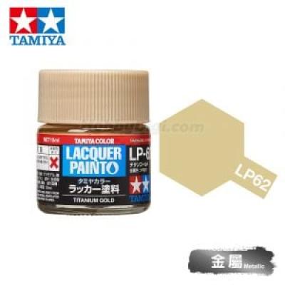 Tamiya 82162 Tamiya Color Lacquer Paint LP-62 Titanium Gold 10ml