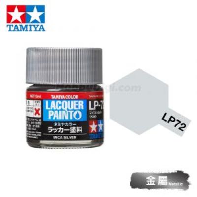 Tamiya 82172 Tamiya Color Lacquer Paint LP-72 Mica Silver 10ml