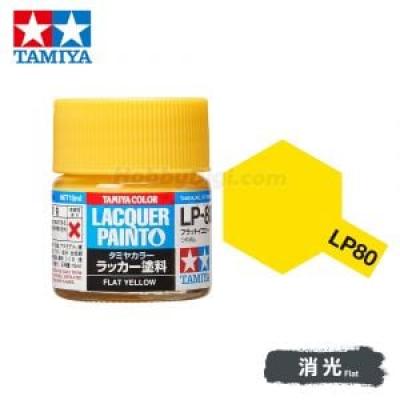 Tamiya 82180 Tamiya Color Lacquer Paint LP-80 Flat Yellow 10ml